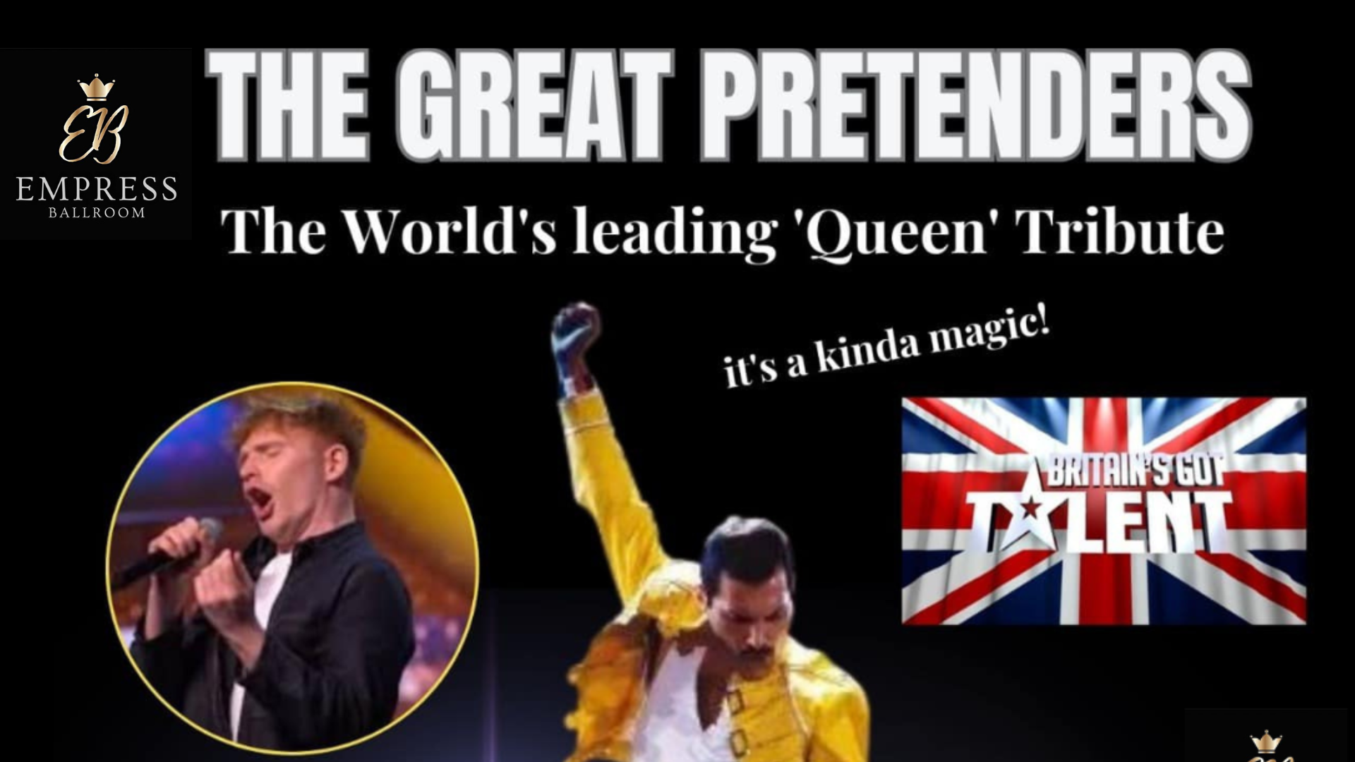 The Great Pretenders Queen Concert Poster